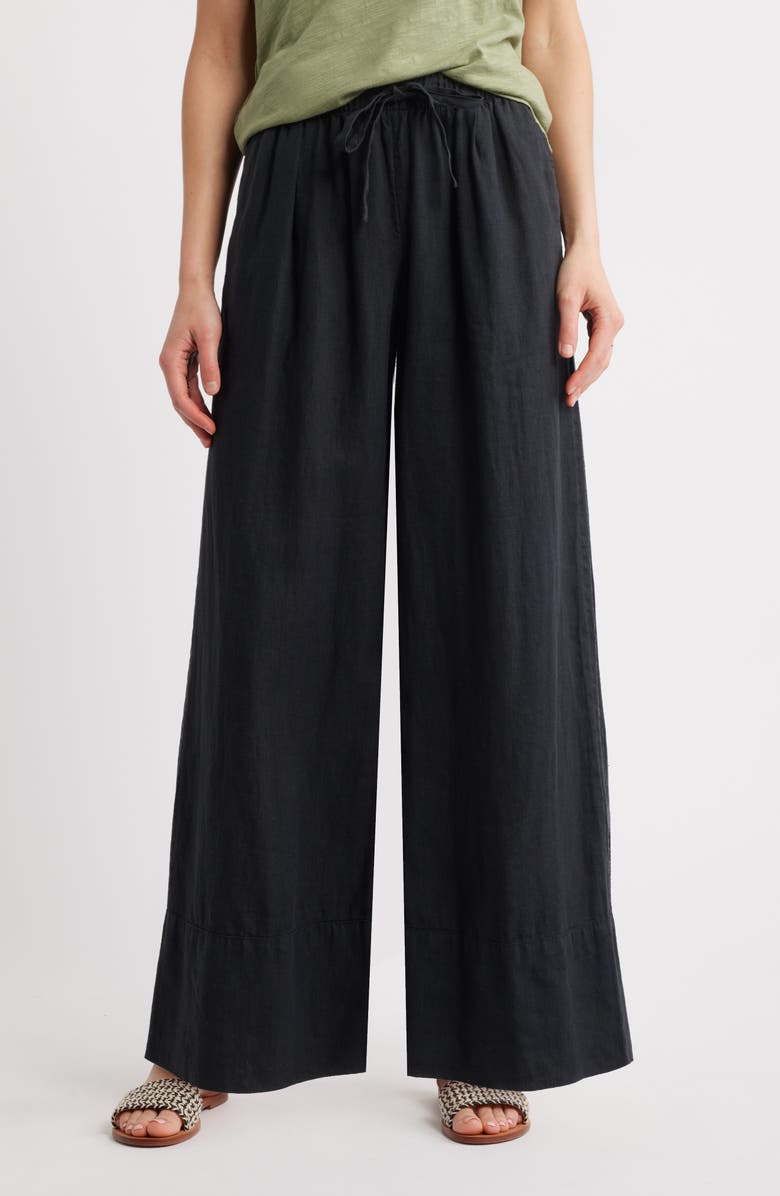 Wide Leg Linen Pants