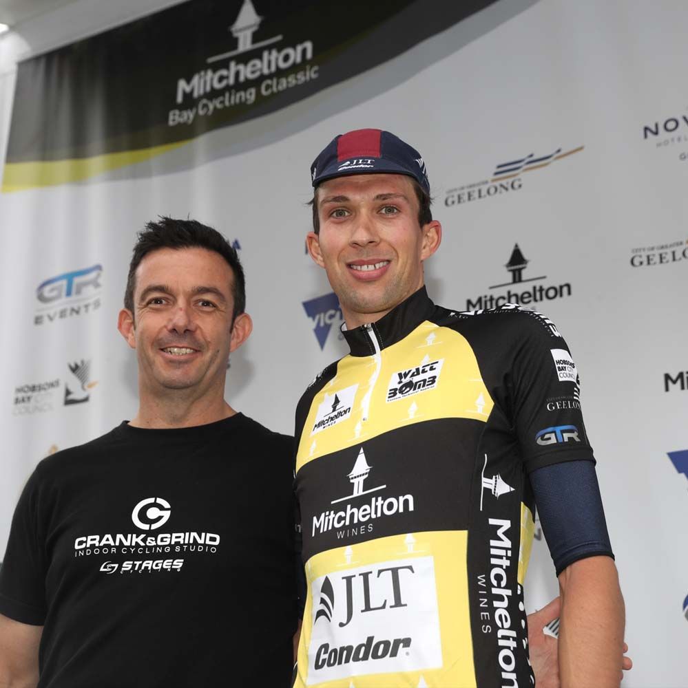 Ian Bibby (JLT Condor) pulled on the leader's jersey