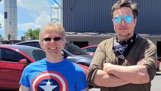 John Carmack and Elon Musk at Starbase