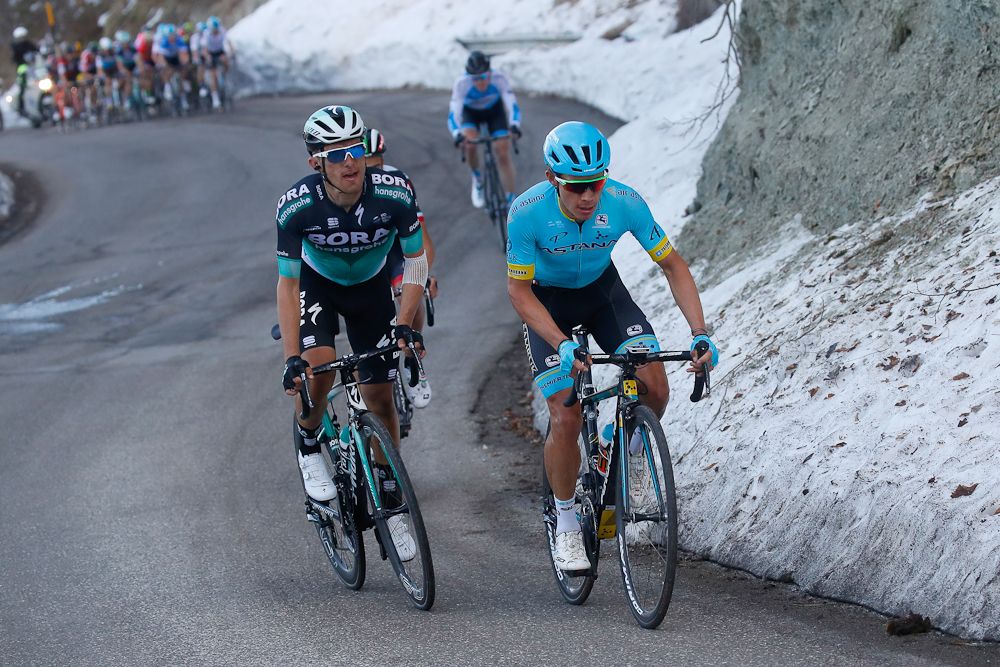 Miguel Angel Lopez and Rafal Majka