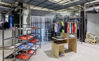 Gosha Rubchinskiy’s concession is also housed in the space’s basement