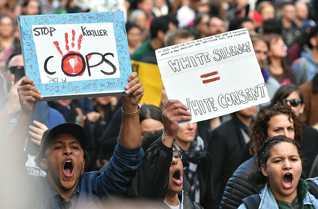 A Black Lives Matter protest in San Francisco