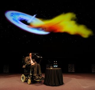 Professor Stephen Hawking during a talk at the Science Museum, London, in 2013 (Andrew Matthews/PA)