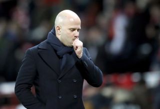 AZ Alkmaar manager Arne Slot rued his side's missed chances before United's opener