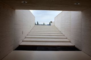 ﻿Access ramp to the museum