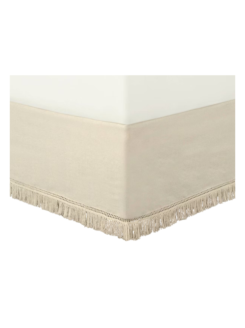 Fringe Easy Fit Bed Skirt 