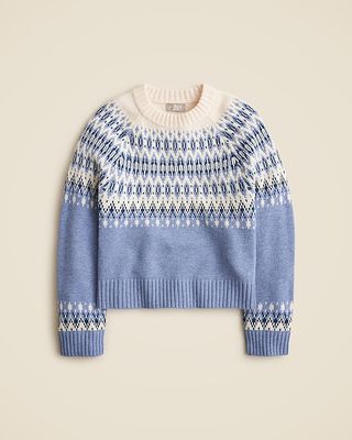 Cashmere Diamond Fair Isle Sweater