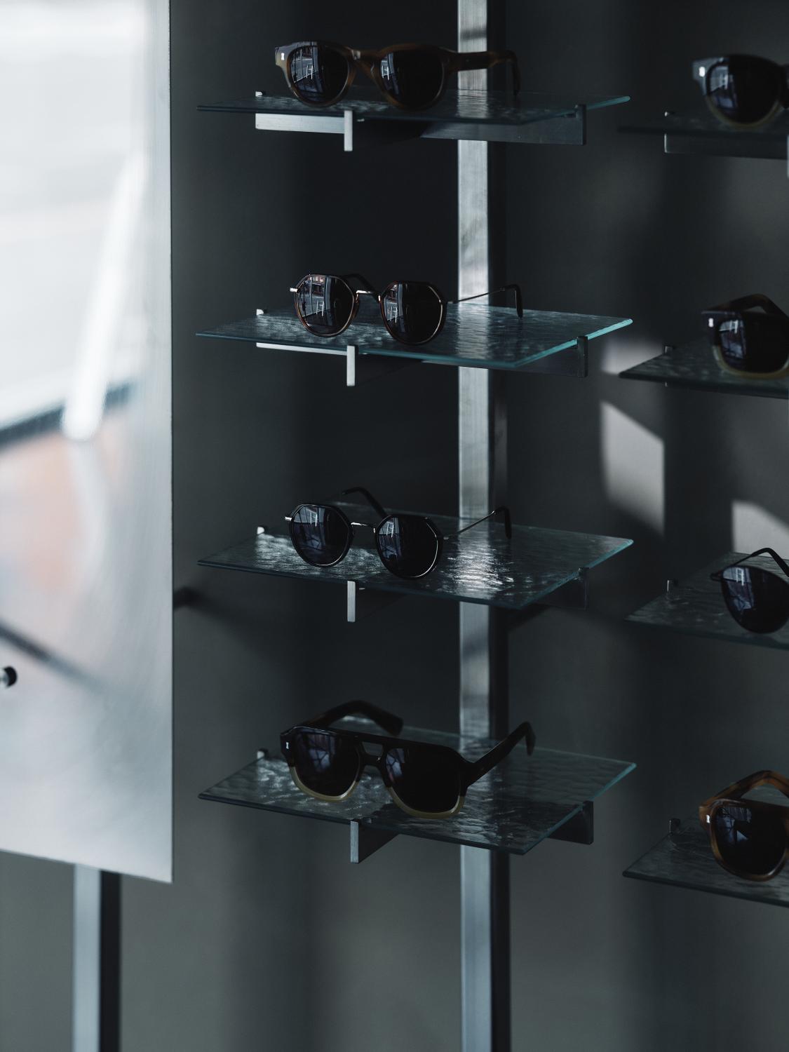 contemporary optician store