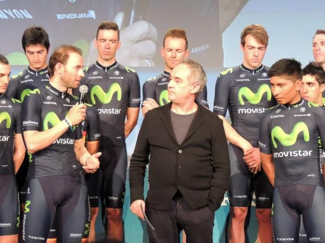 Movistar team presentation in Madrid.