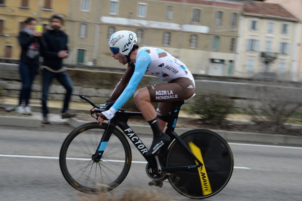 Pierre Latour (AG2R-La Mondiale) on the Factor Slick