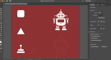 Adobe Illustrator tutorials: create and edit shapes