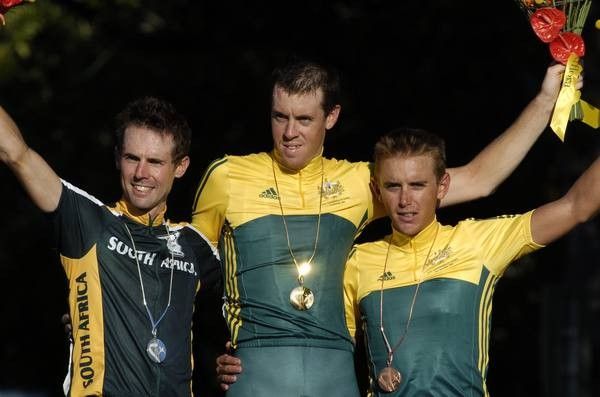 David George claimed second in the Commonwealth Games Men's Road Race