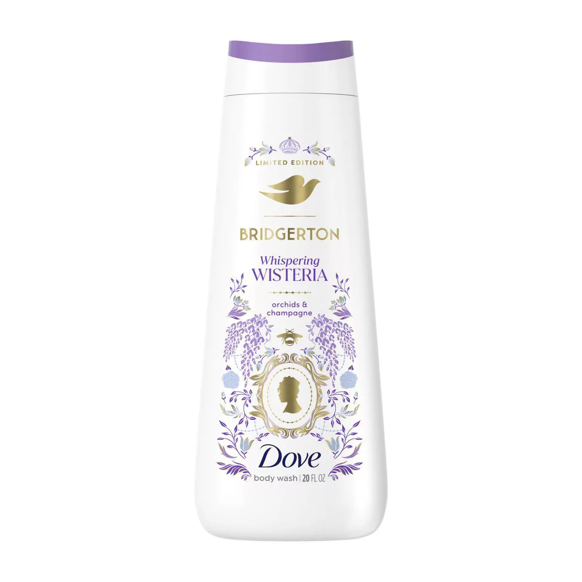 Dove Beauty Limited Edition Bridgerton Body Wash - Whispering Wisteria - Orchids U0026#38; Champagne Scent - 20oz