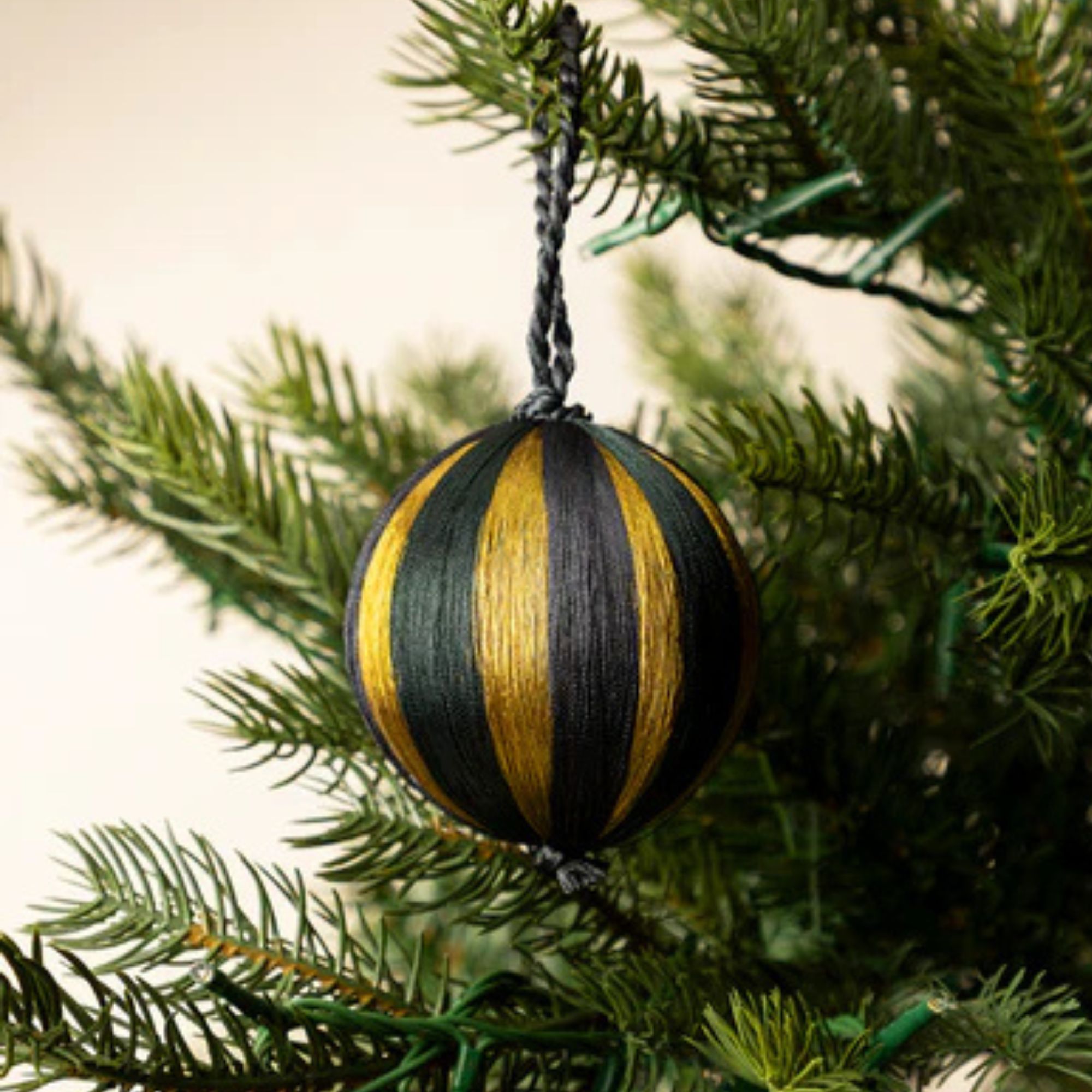 3&quot; Satin Threaded Bauble