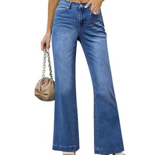 Vetinee High-Waisted Flared Jean