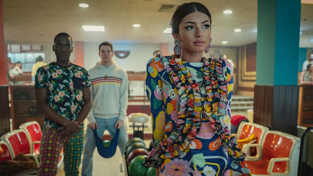 (L-R) - Eric, Adam and Ruby from Sex Education Season 3