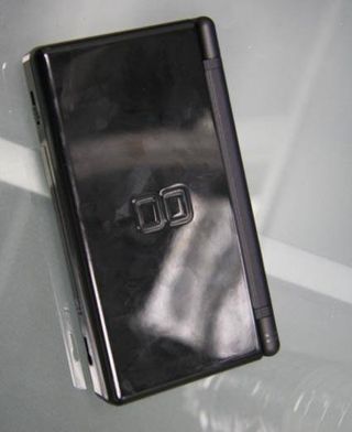 Our little, shiny DS Lite before the mod.
