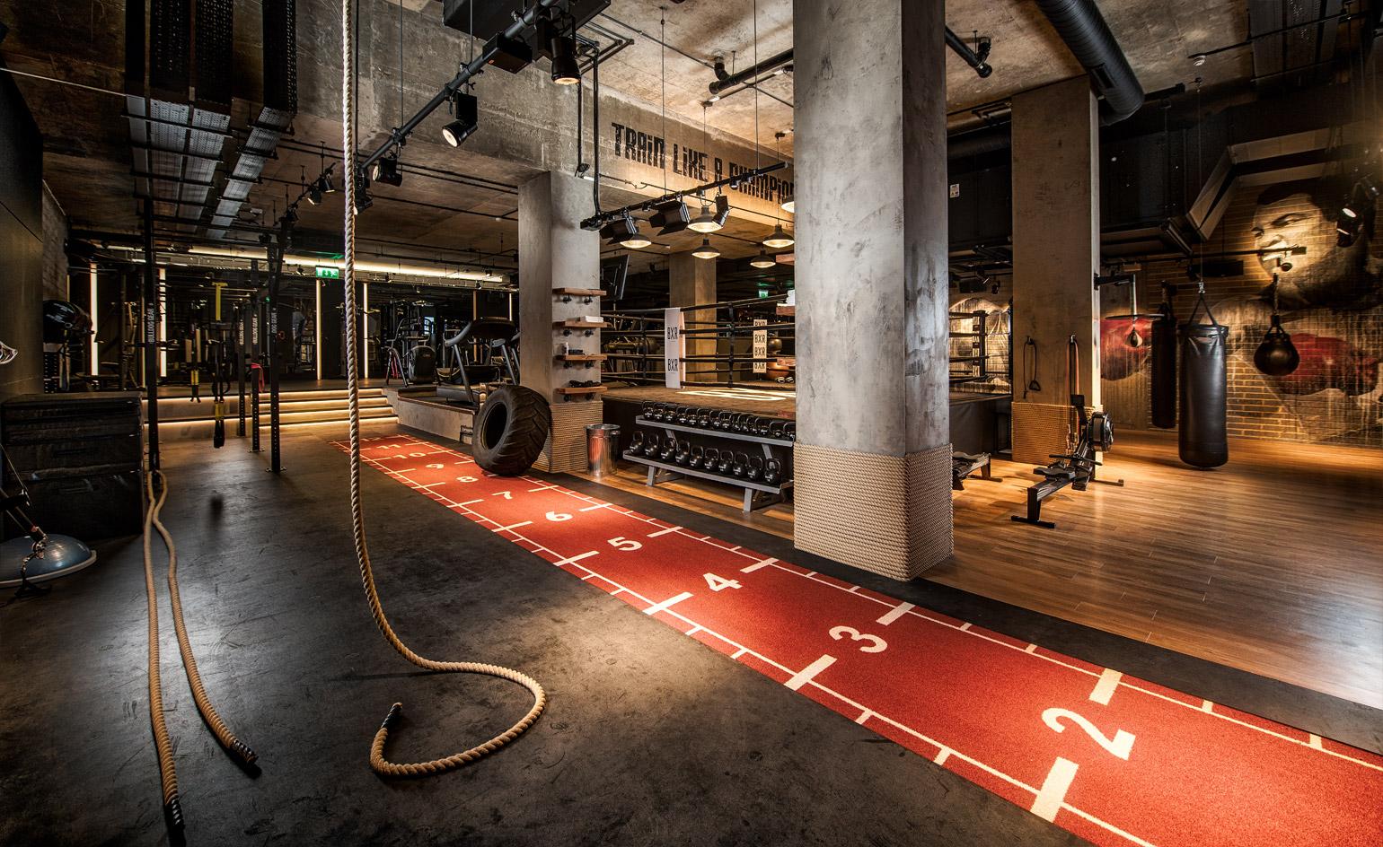 London street artist Ben Slow has created murals for the space