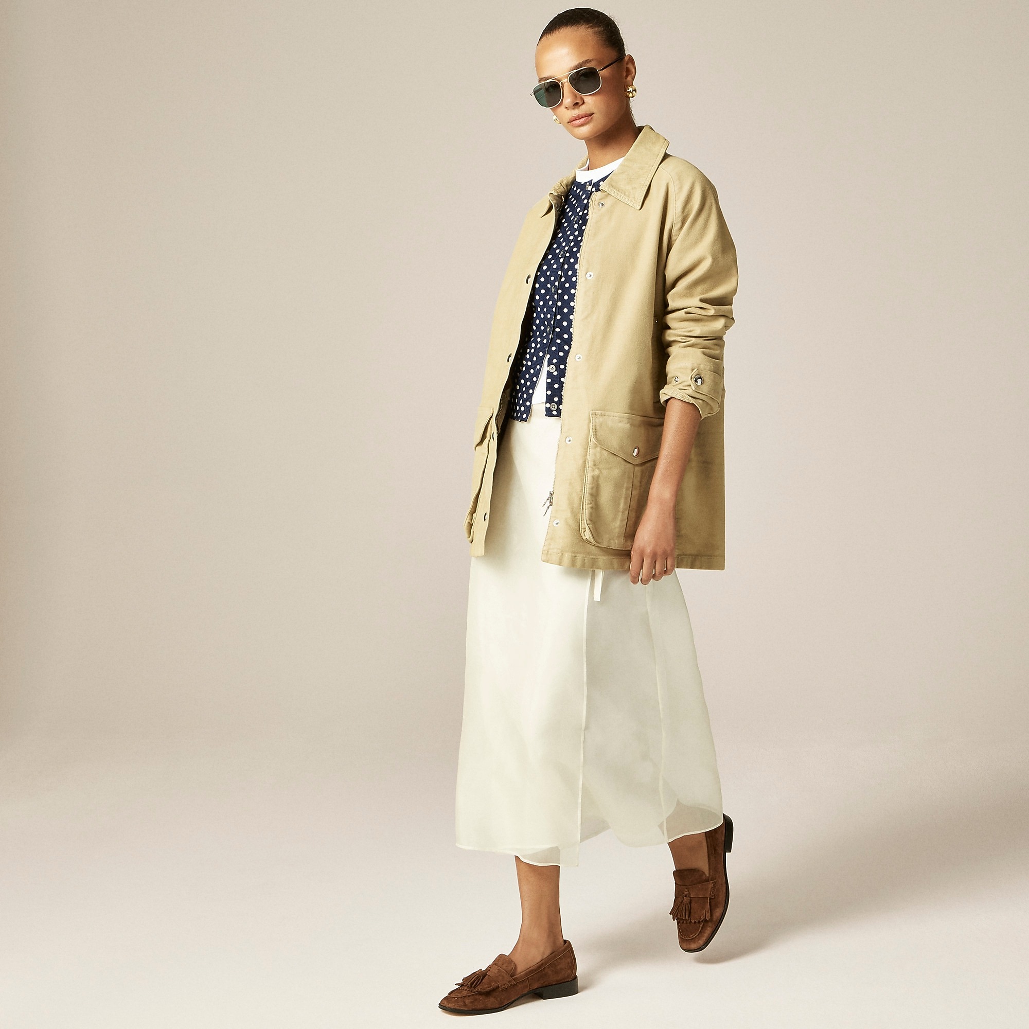 jcrew, Broken-In Barn Jacket&amp;trade; in Brushed Chino