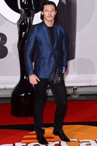 Luke Evans at the Brit Awards 2014