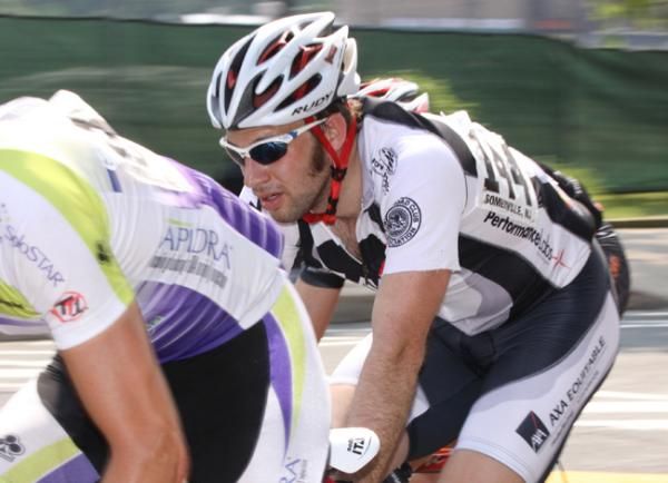 Clayton Barrows (AXA Equitable Cycling Team/CRCA) was the protected rider today for his team - and he paid them back with a third place finish.