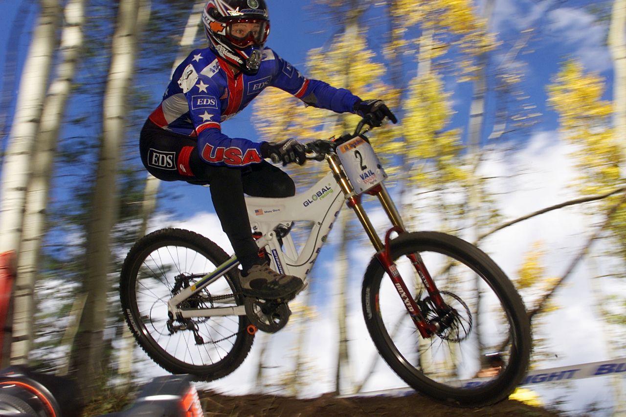 Missy Giove back in her downhilling days