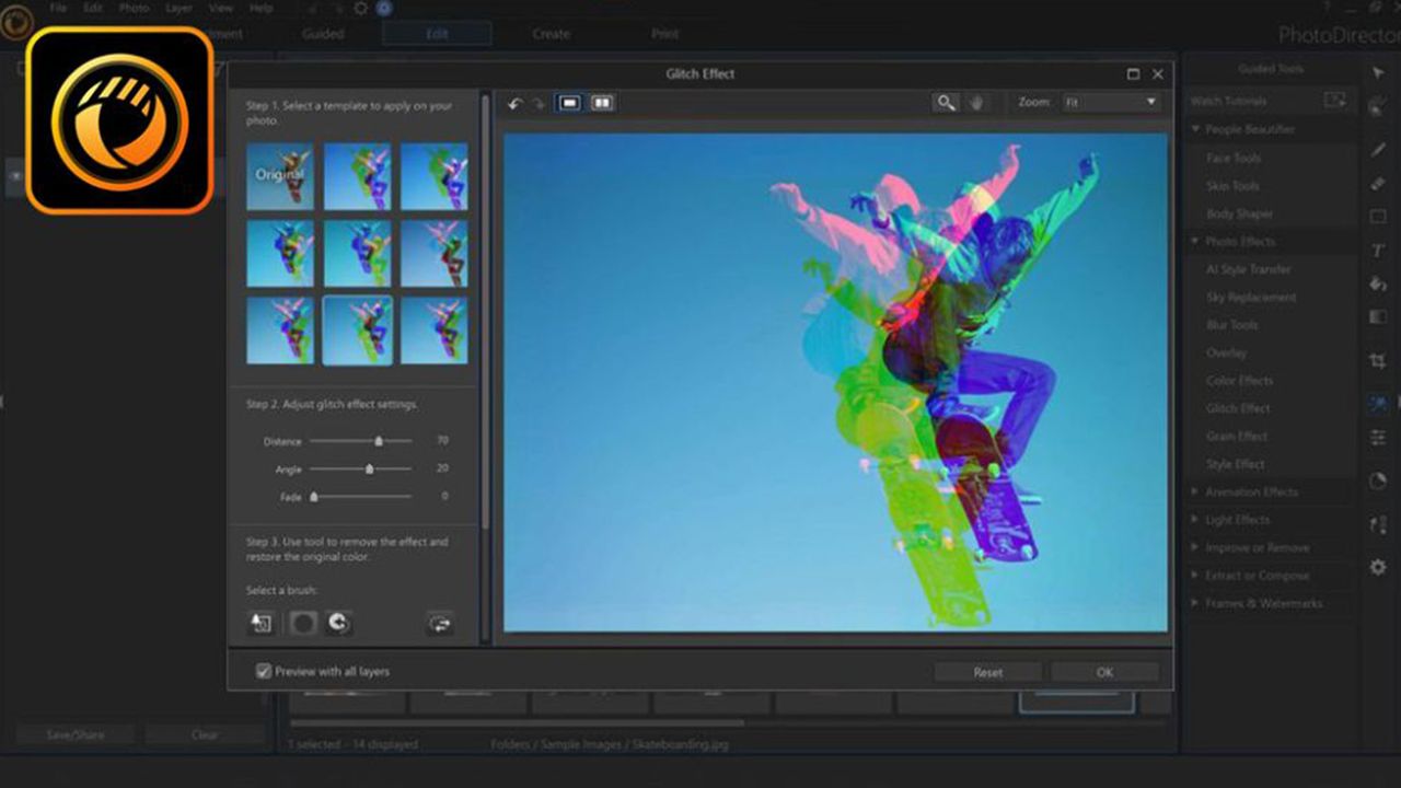 best photo-editing software: Photodirector 365
