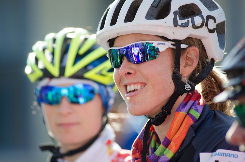 Gabby Durrin at the start