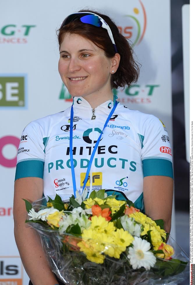 Elisa Longo Borghini (Hitec) was third in Fl&egrave;che Wallonne