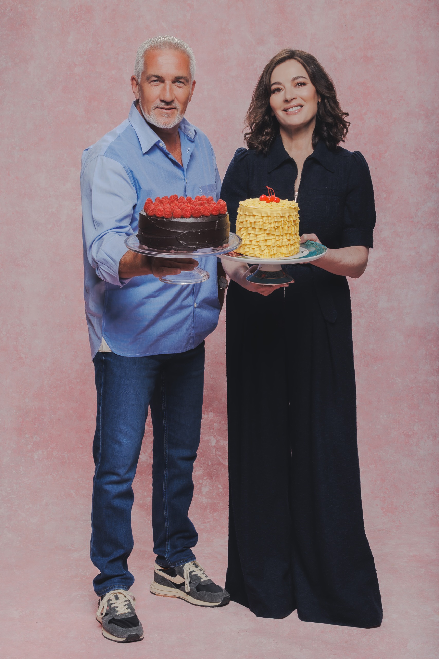 Paul Hollywood and Nigella Lawson on Bake Off