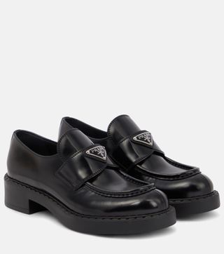 Platform Leather Loafers