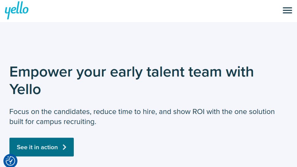 Yello website screenshot (May 2025).