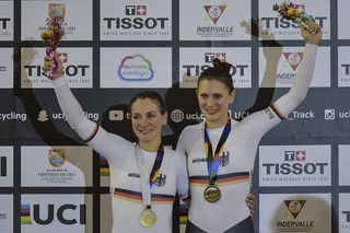 Germany dominates team sprints in Cali World Cup