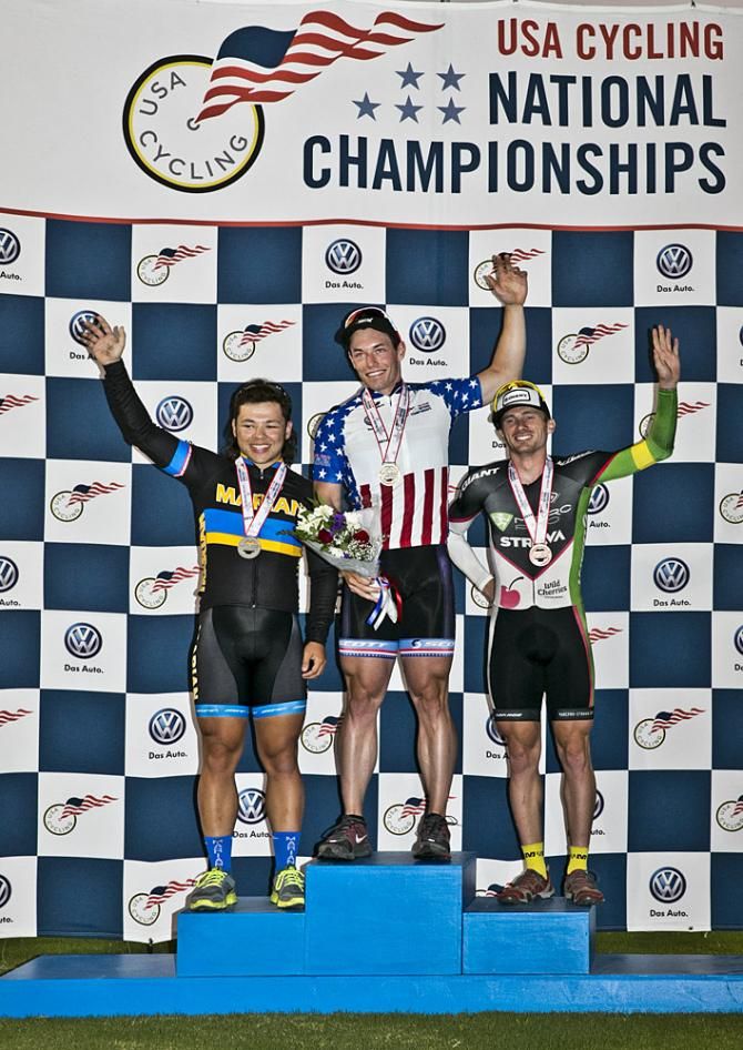 Men's Time Trial top 3 - 1st Matthew Baranoski, 2nd Conor Klupar, 3rd William Myers﻿