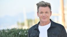 US chef Gordon Ramsay poses during the MIPCOM trade show(standing for International Market of Communications Programmes) in Cannes, southern France, on October 16, 2017