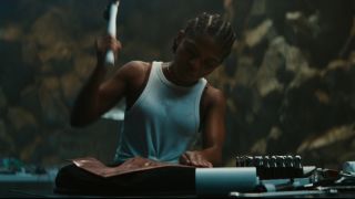 Dominique Thorne as Riri Williams in Black Panther: Wakanda Forever