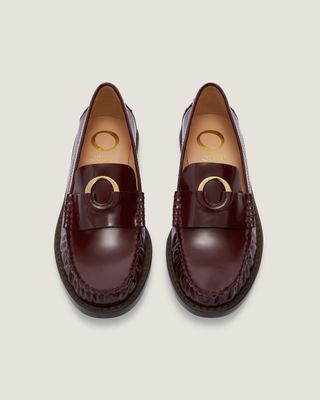 Kali Burgundy Leather Loafer