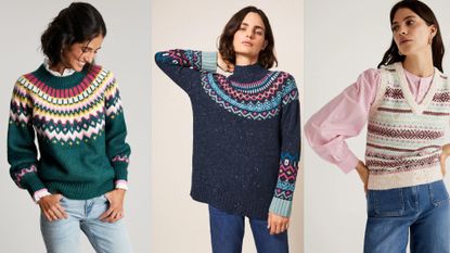 selection of the Best Fair Isle sweaters for women