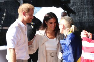 Prince Harry and Meghan Markle in Dusseldorf