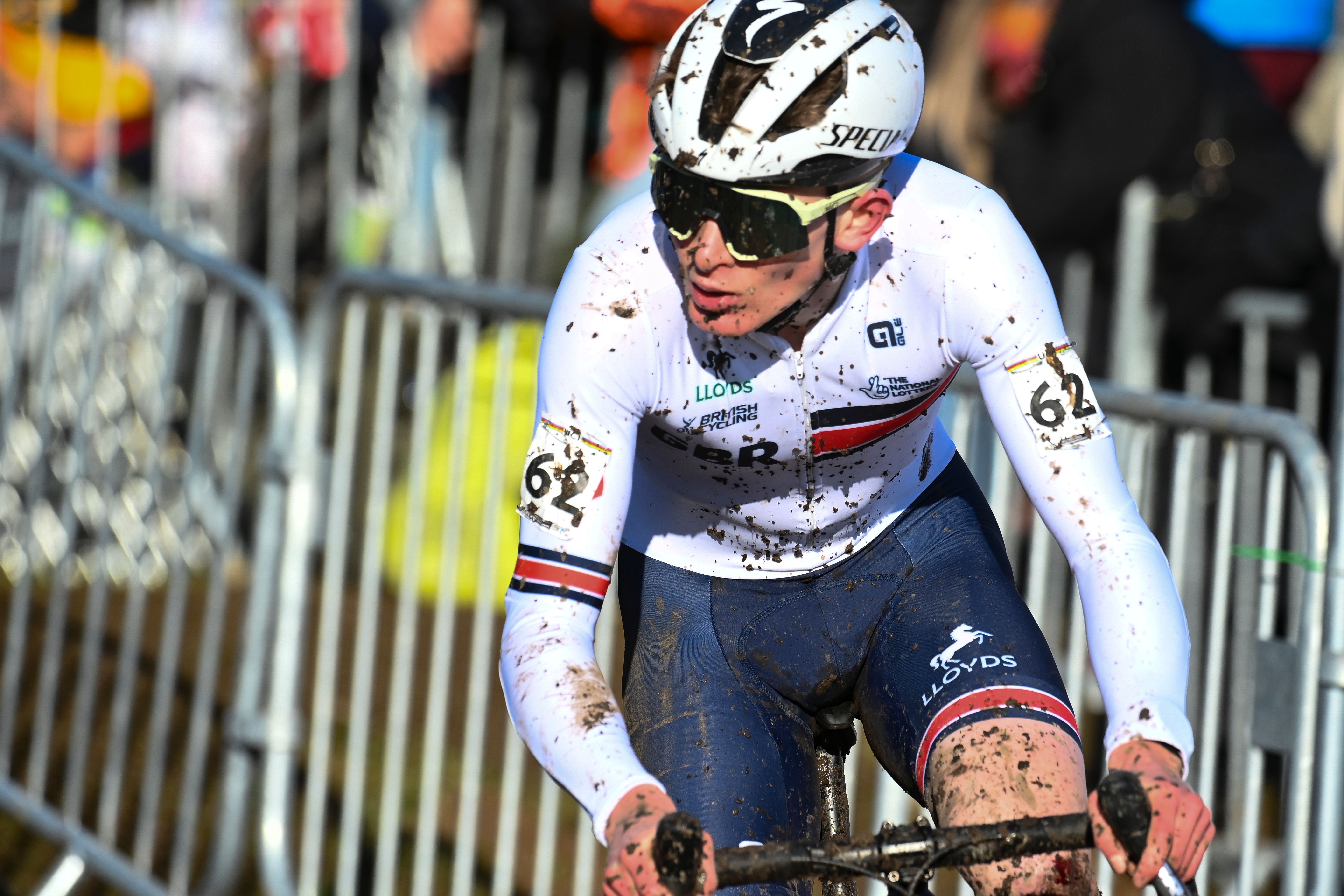 Mandatory Credit: Photo by Simon Wilkinson/SWpix.com/Shutterstock (15129572az)
Oscar Amey (Great Britain)
2025 UCI Cyclo-cross World Championships - 02 Feb 2025