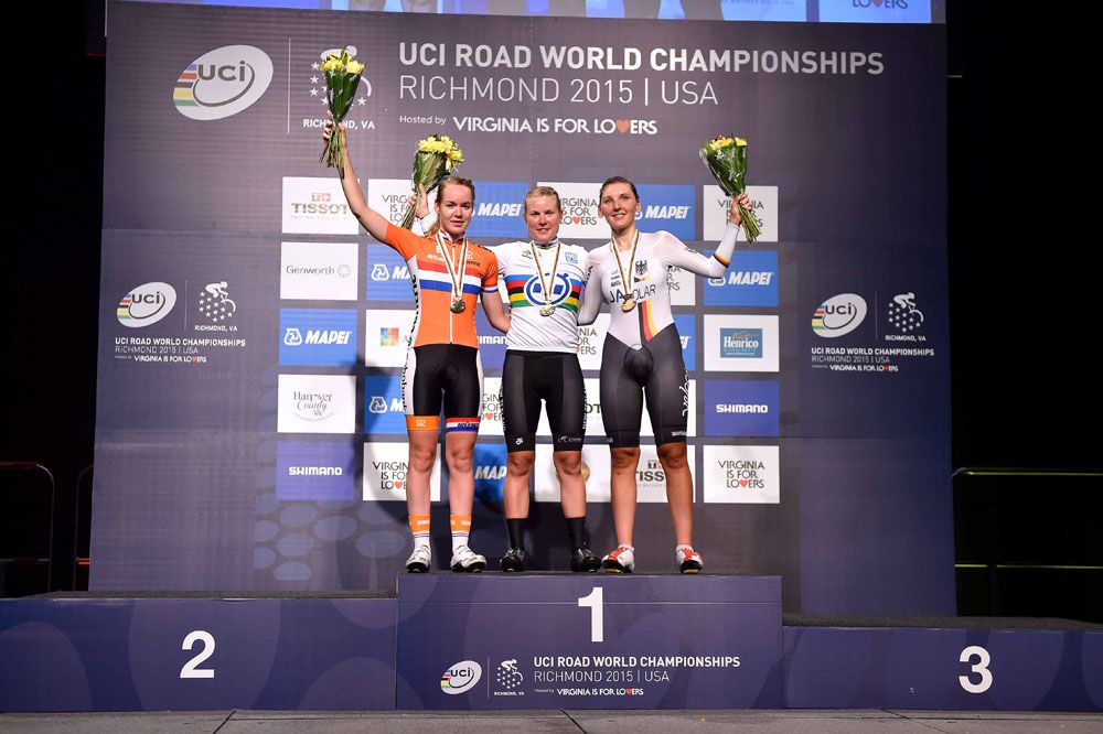 2015 Richmond Women's Elite TT podium