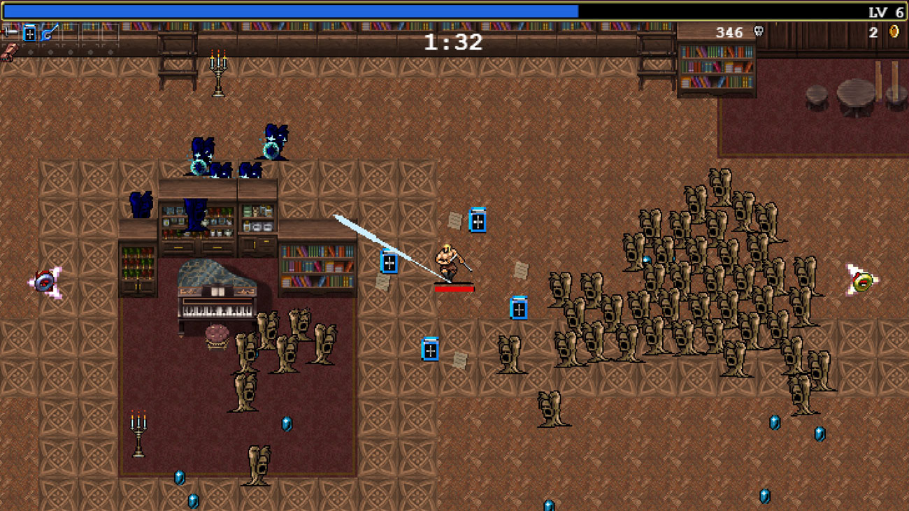 Screenshot of Vampire Survivors on PC