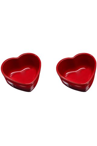 Le Creuset Stoneware Heart Ramekins - valentine's gifts for her