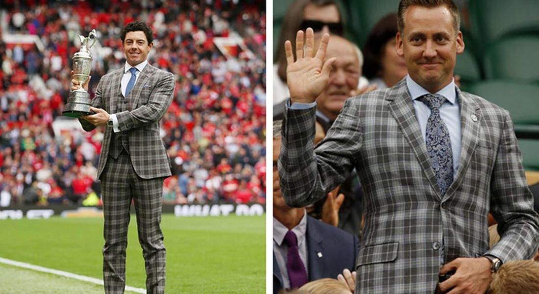 Rory McIlroy takes on Ian Poulter in an impromptu round of &amp;#039;Who Wore it Best?&amp;#039;