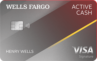 a picture of the Wells Fargo Active Cash credit card