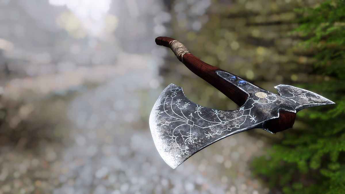 Skyrim Mod Adds God Of War Leviathan Axe Pc Gamer