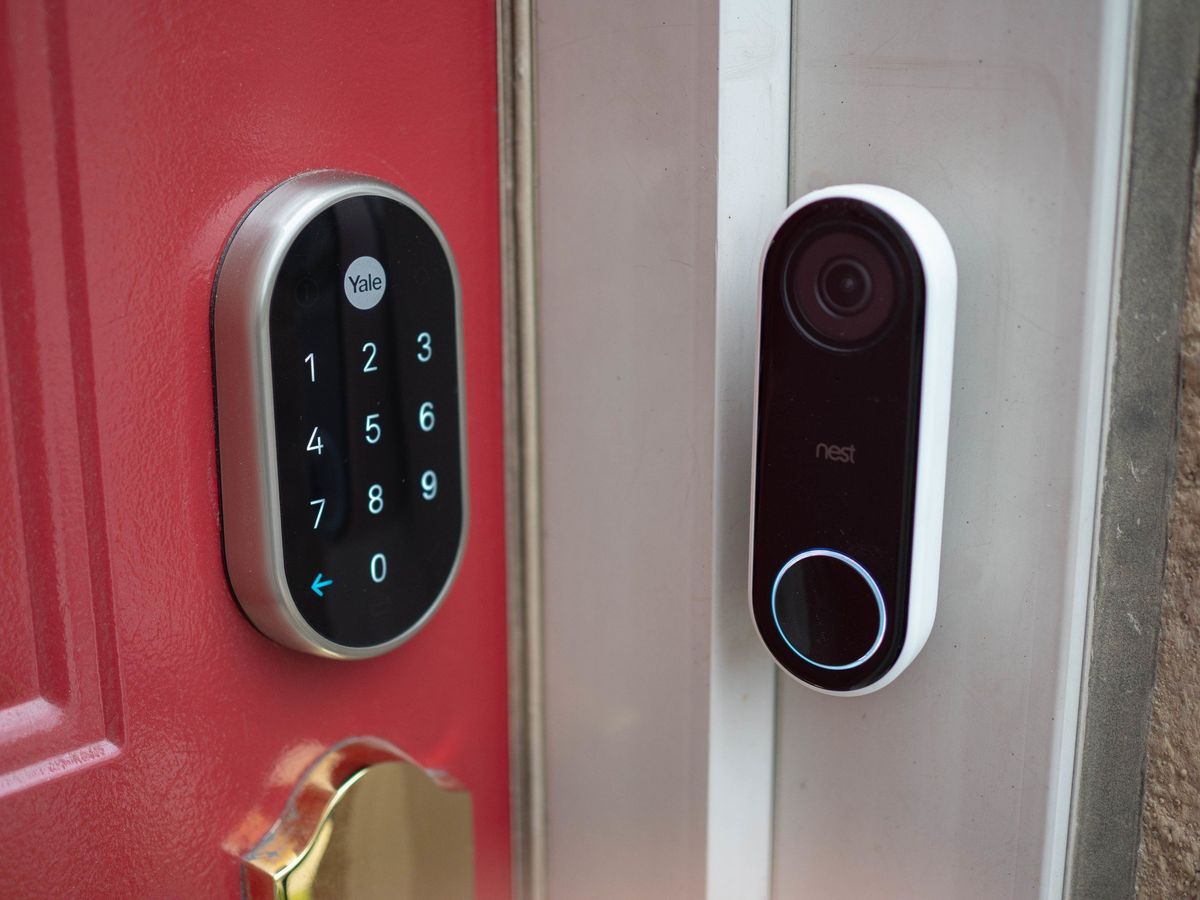 Nest Yale lock and Nest Hello doorbell