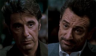 Al Pacino and Robert De Niro in Heat