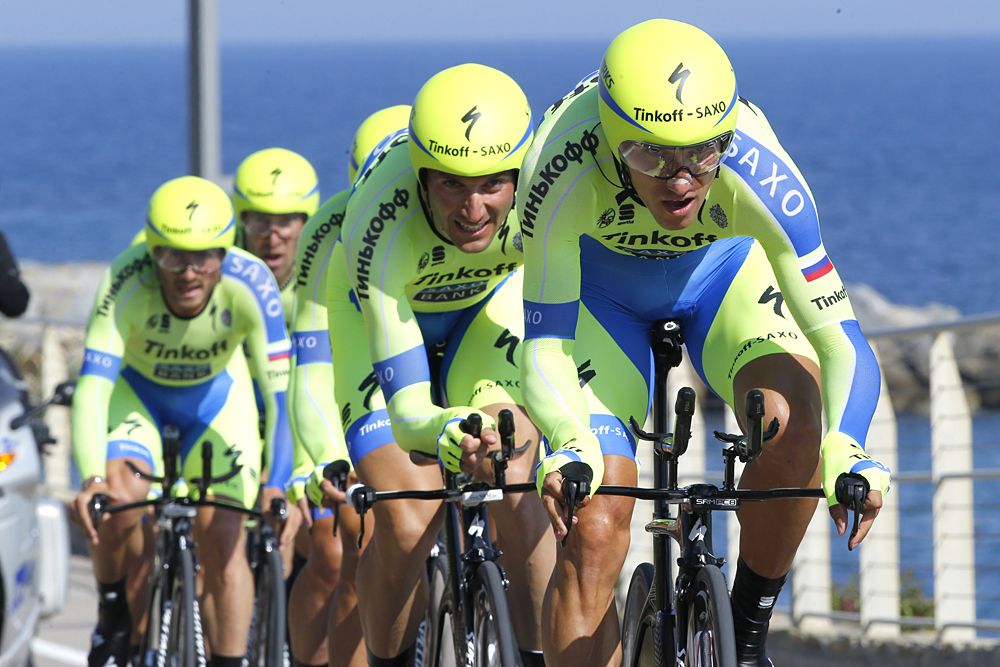 Tinkoff-Saxo in the stage 1 TTT