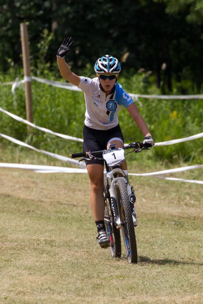 Chloe Woodruff takes second place.